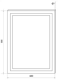 Бриклаер Зеркало Вега 60 – фотография-8
